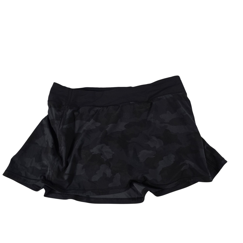 Lululemon Pace Rival Skirt Tall Heritage 365 Camo Deep Coal Multi 12 W8A94T
